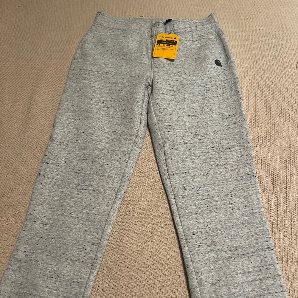 Women’s Grey Carhartt Relaxed Fit Joggers Size S NWT